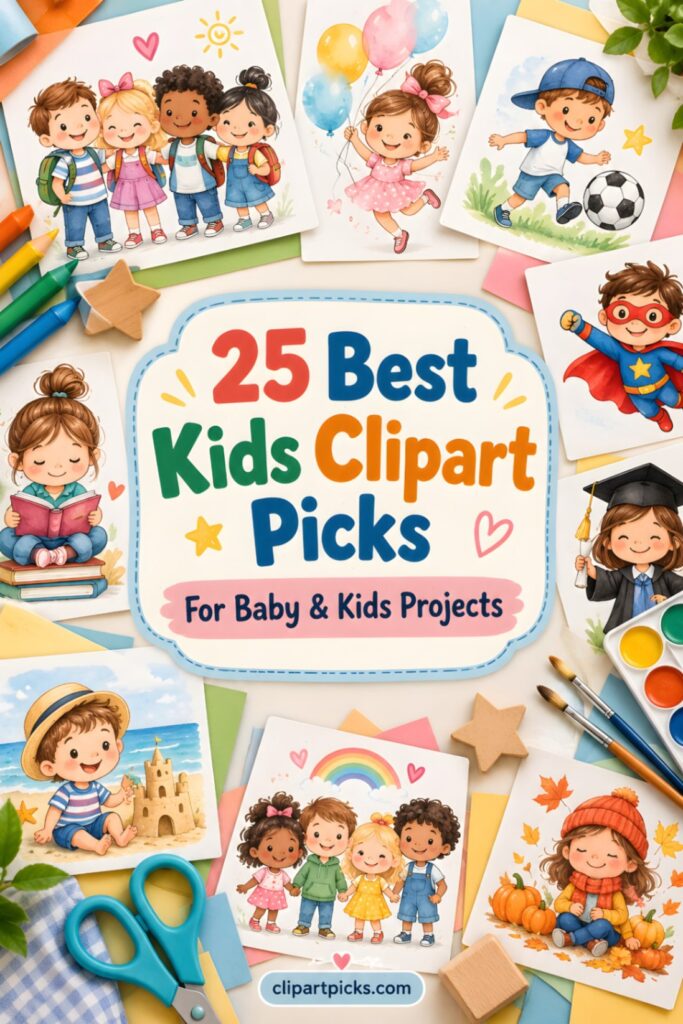 25 Best Kids Clipart Picks for Baby and Kids Projects