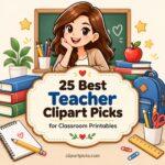 25 Best Teacher Clipart Picks for Classroom Printables
